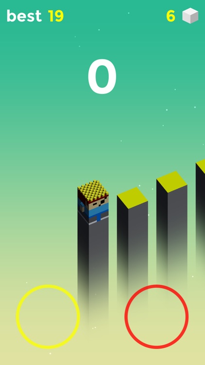 Color Block Hero - Tap to jump and change direction