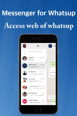 Messenger for watsapp for iPad App screenshot 2
