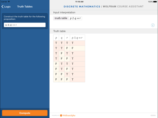 Screenshot #5 pour Wolfram Discrete Mathematics Course Assistant