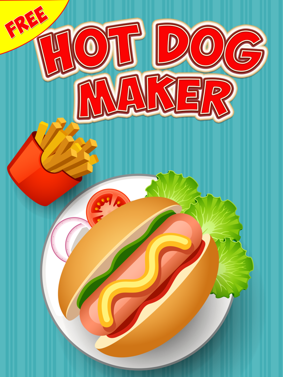 Hotdog fever-Crazy Fast Food cooking fun & kitchen scramble game for Kids,Girls,Boys & Teens iPad screenshot