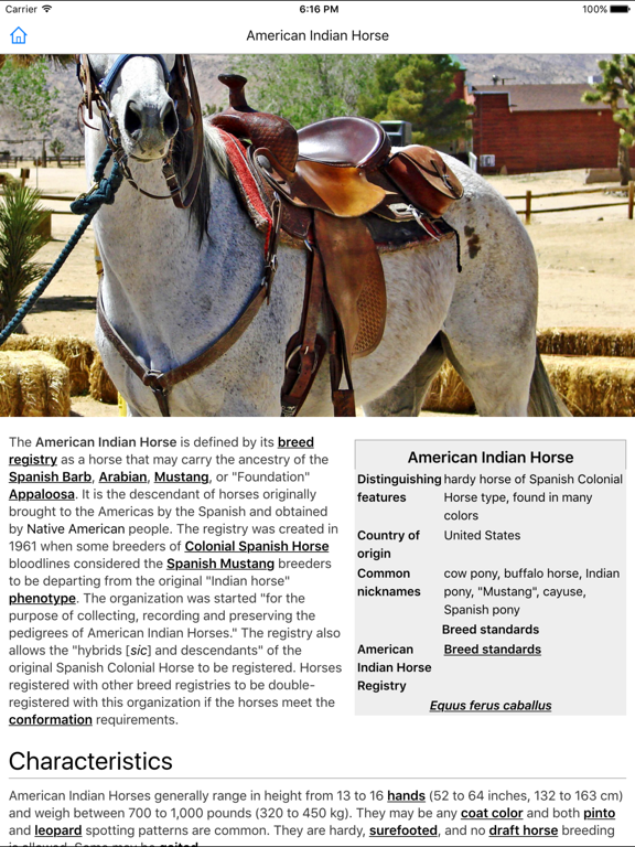 CHI Encyclopedia of Horses iPad screenshot 4 - Education app