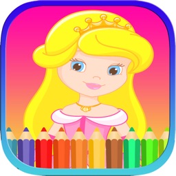 enfants à colorier dessin livre princesse et jeu de peinture