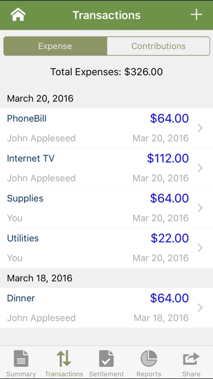 $hare - split and share expenses with friends for trips, dorm and more screenshot-3