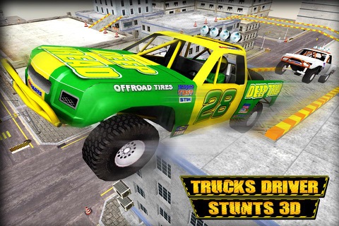 City Trucks Driver Stunts 3D - 4x4 Monster Truck Driving Test Simulator Game screenshot 3