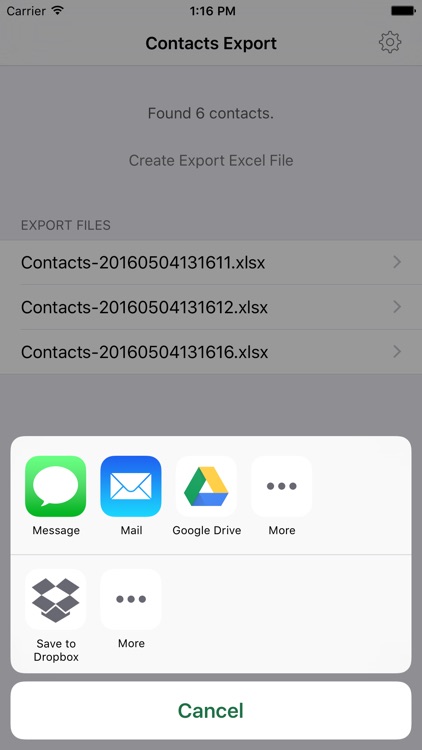 Contacts2XL - Export contacts to Excel