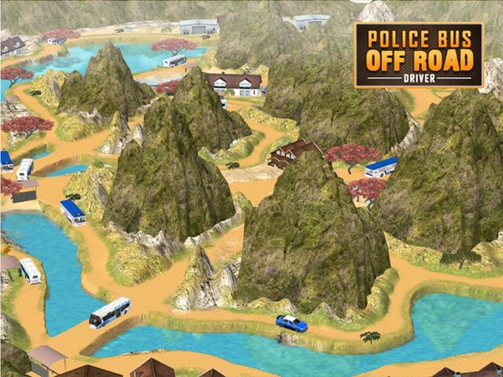 Screenshot #4 pour Police Bus Offroad Driver
