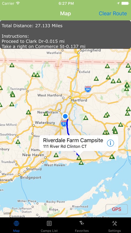 Connecticut – Camping & RV spots.