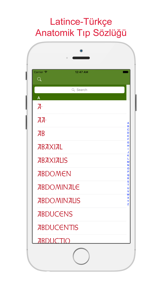 Latince-Türkçe Anatomik Tıp Sözlüğü screenshot