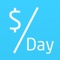 DailRayte helps you keep track of your accounts, that have a fixed amount of money to spend each month