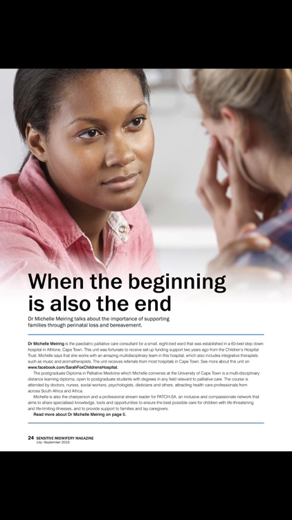 Sensitive Midwifery Magazine South Africa screenshot-3
