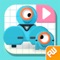 Anyone can program dash and dot with the icon-based commands in Blockly Jr