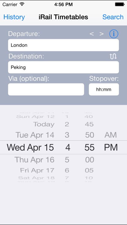 iRail European Rail Timetables screenshot-3