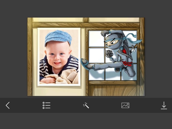 Cartoon Photo Frames - Decorate your moments with elegant photo frames iPad screenshot 4 - Utilities app
