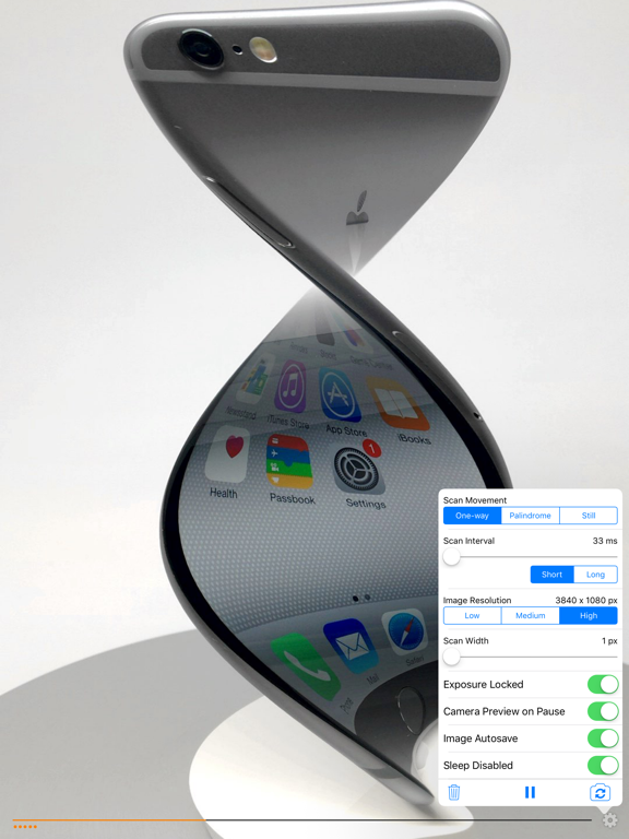 Screenshot #4 for Timetracks - Slit-Scan Camera