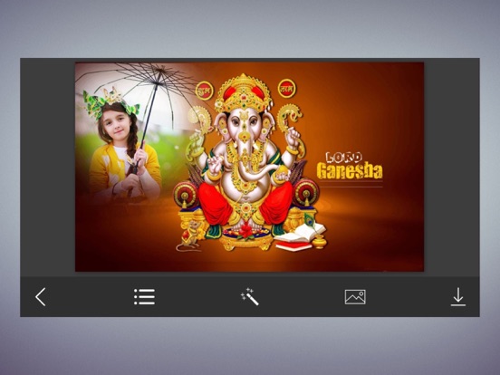 Ganesh Photo Frames - Decorate your moments with elegant photo frames iPad screenshot 4 - Photo & Video app