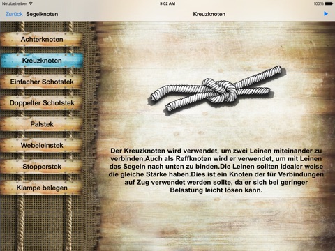 Segelknoten HD screenshot 2