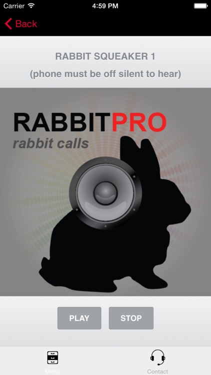 REAL Rabbit Calls & Rabbit Sounds for Hunting Calls - (ad free) BLUETOOTH COMPATIBLE screenshot-0