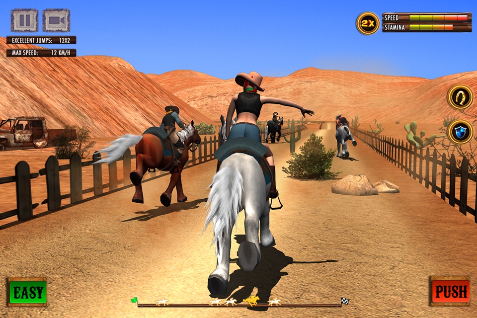 Texas Wild Horse Race 3D screenshot 3