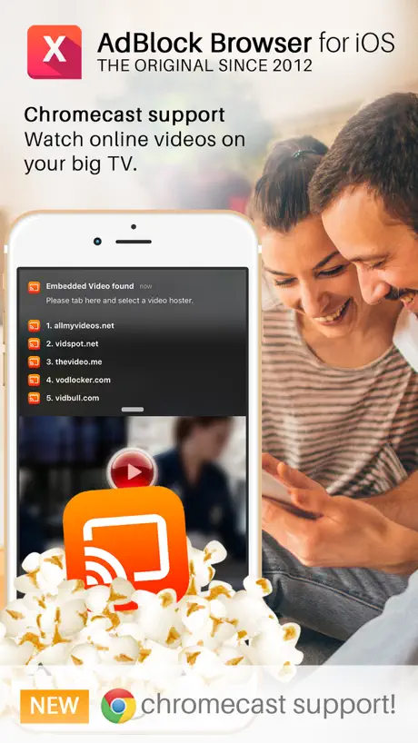 AdBlock Browser for Chromecast