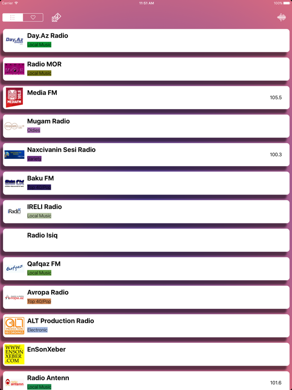 Screenshot #4 pour Azerbaycan Radio (AZ) : Musiqi & News - FM / AM