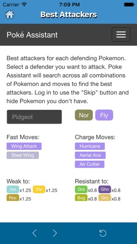 Poke Assistant for Pokemon Go - CP & IV Calculator,Best attacker,Evolver Appのおすすめ画像2