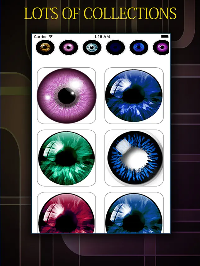Screenshot 3 Eye Color Changer +  Change Eyes Colors With Colorful Eye Effects iphone