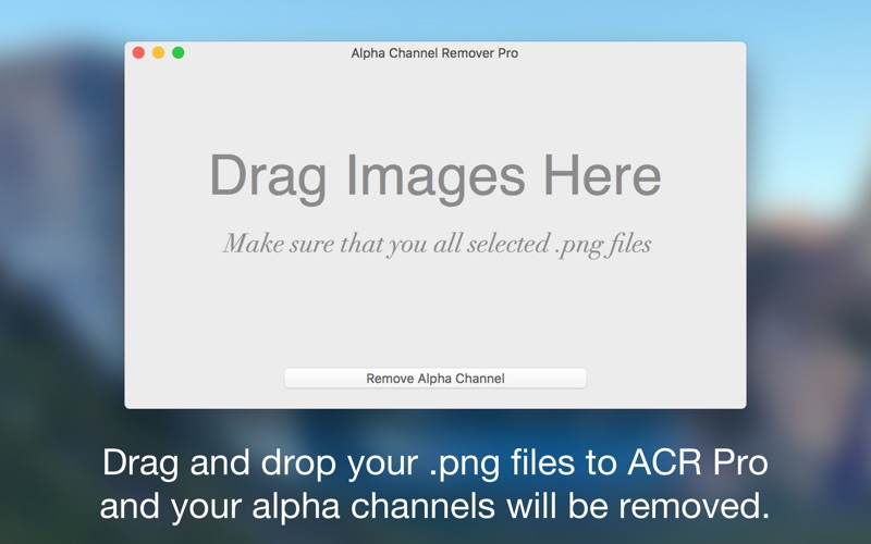 Screenshot #1 pour Alpha Channel Remover Pro