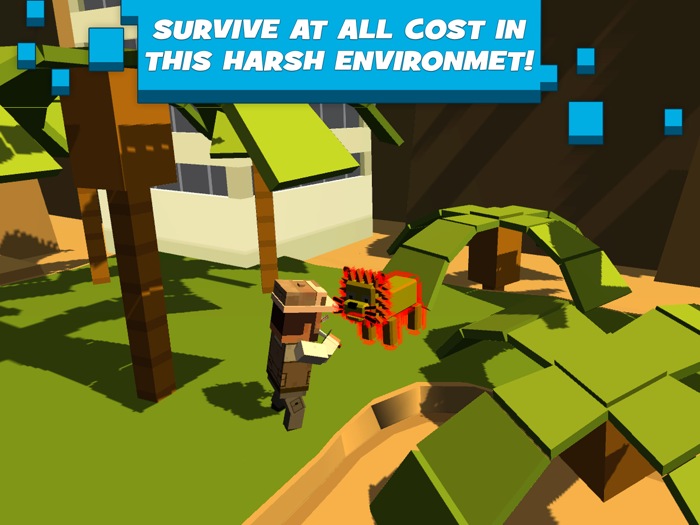 Top Down Island Survival Simulator 3D