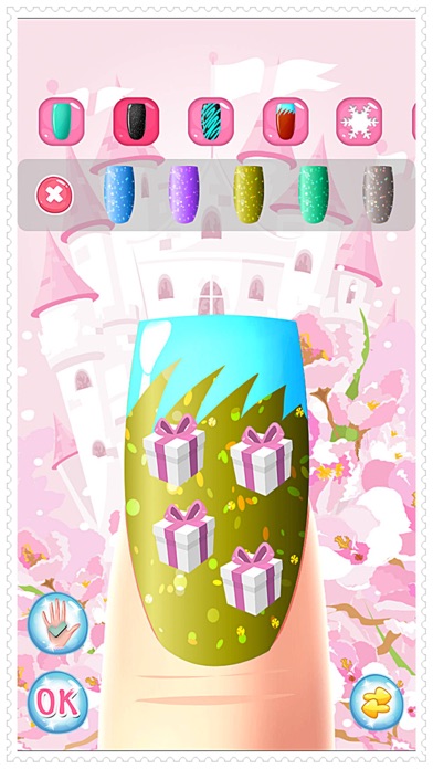 Nail Spa Salon Beautiful Princess girls - makeup makeover and games dressup nails art & polish iPhone screenshot