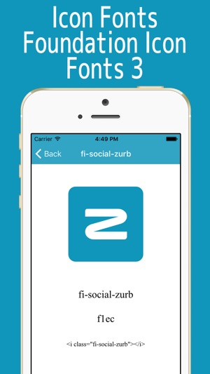 Foundation Icon Fonts 3 Cheatsheet - Icon Font with tagline(圖2)-速報App