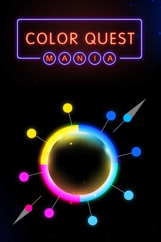 Color Quest Mania Free - Match Pins & Circle Colorsのおすすめ画像1