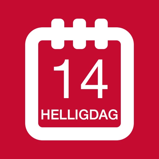 Danske helligdage - Holiday Kalender 2016 i Danmark til orlov og ferie planlægning icon