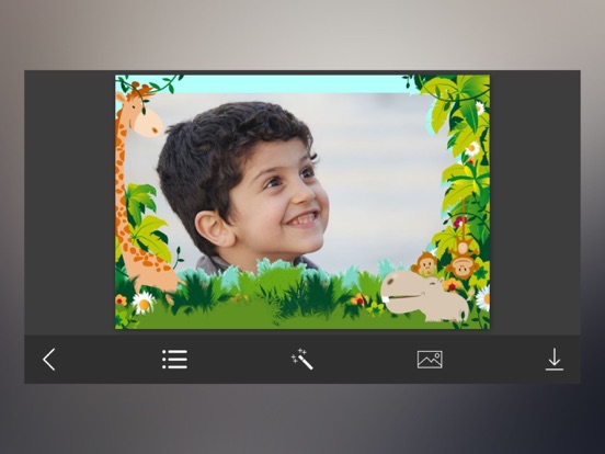 Kid Photo Frames - Decorate your moments with elegant photo frames iPad screenshot 4 - Photo & Video app