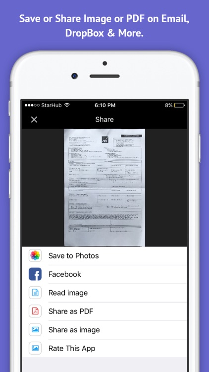 My Scanner Pro - PDF Scanner OCR & Printer for Documents, Receipts, Emails, Business Cards screenshot-3