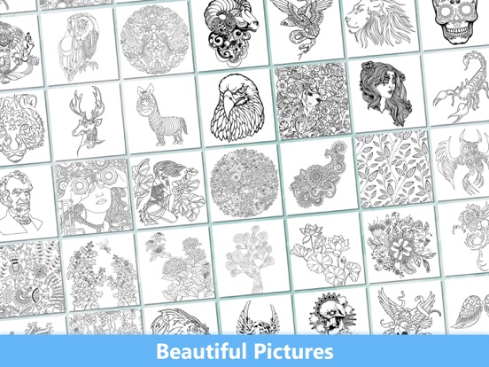 Screenshot #5 pour Secret Coloring Book - Free Anxiety Stress Relief & Color Therapy Pages for Adult