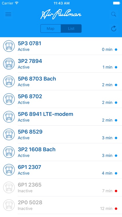 Openmatics - AirPullman Vehicles Overview screenshot-3