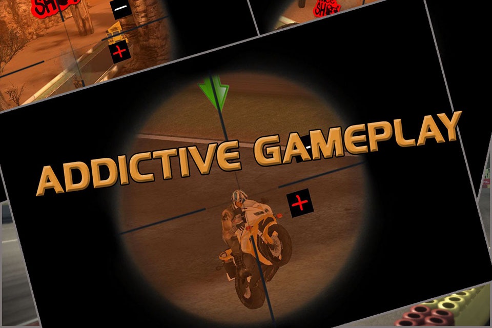 Spy Moto Sniper Attack - Death Moto bike Hunter : fully free game screenshot 2
