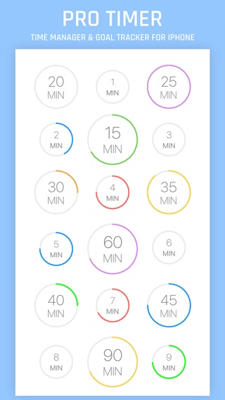 Pro Timer - Time Manager & Goal Trackerのおすすめ画像1