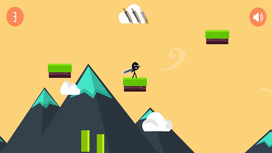 #5. Infinity Sword:Crossy River - Stickman Hero Endless Arcade Game (iOS) 由: melanie thomas