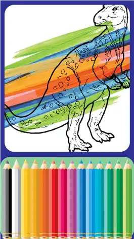 Game screenshot Dinosaurs Village coloring page for boys mod apk