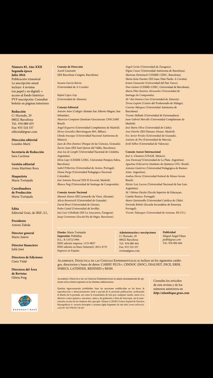 Alambique. Didáctica de las Cc