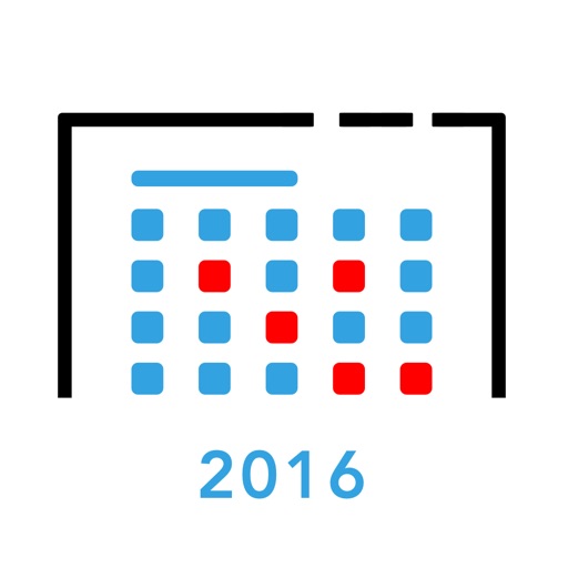Svenska Helgdagar 2016 - Alla Sveriges helgdagar och röda dagar direkt i din kalender app icon