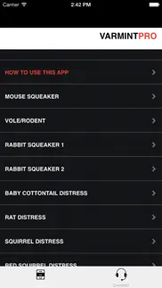 varmint calls for predator hunting with bluetooth iphone screenshot 1