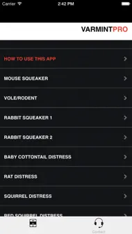 Varmint Calls for Predator Hunting with Bluetooth iphone bilder 0