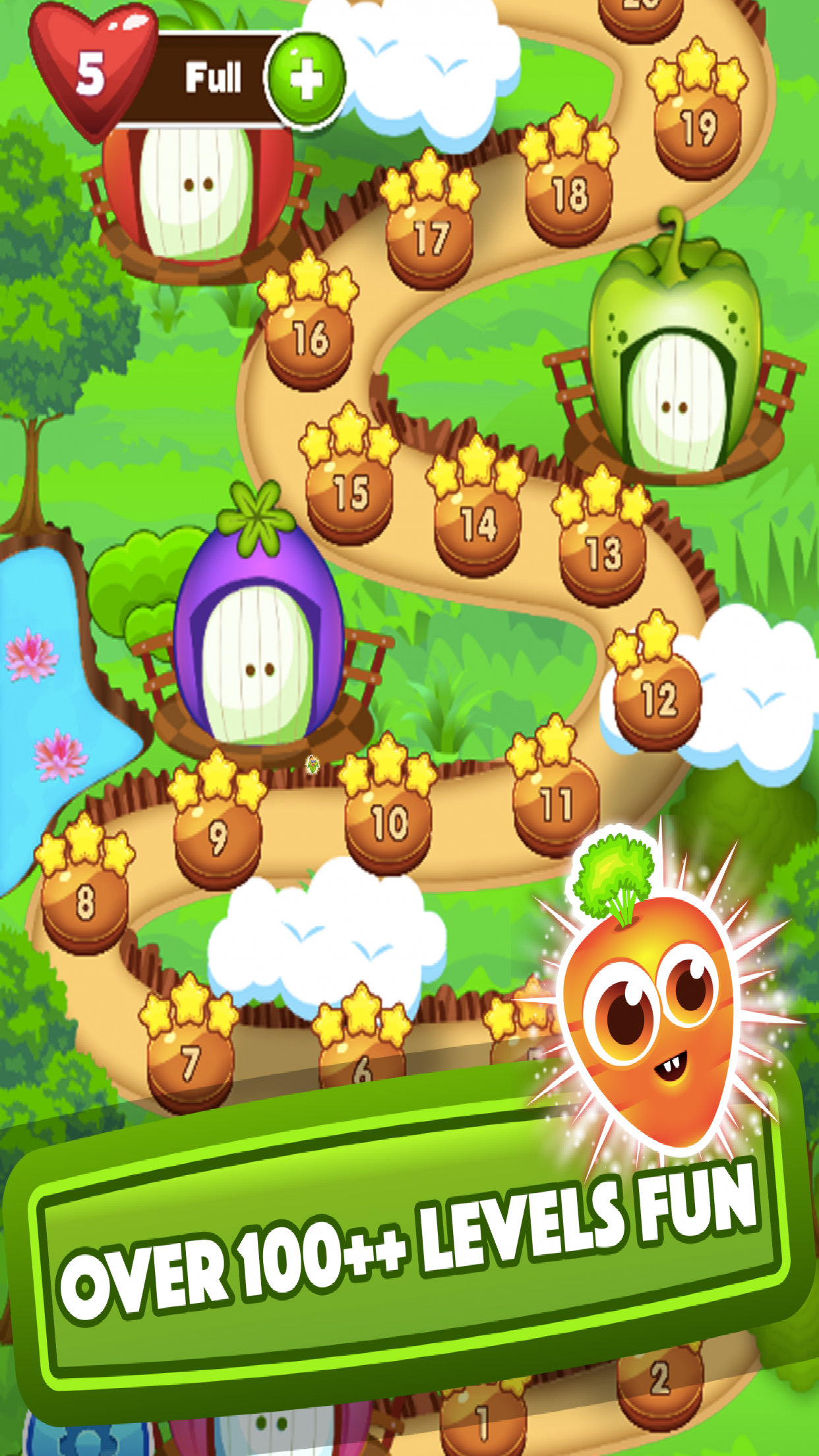 Jewel Match King Veggie - Amazing Free Match 3