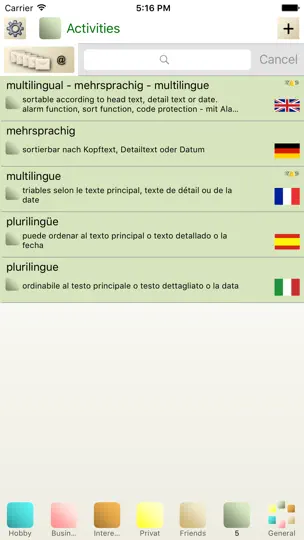Capture d'écran de E&Q Notes sur iPhone 1