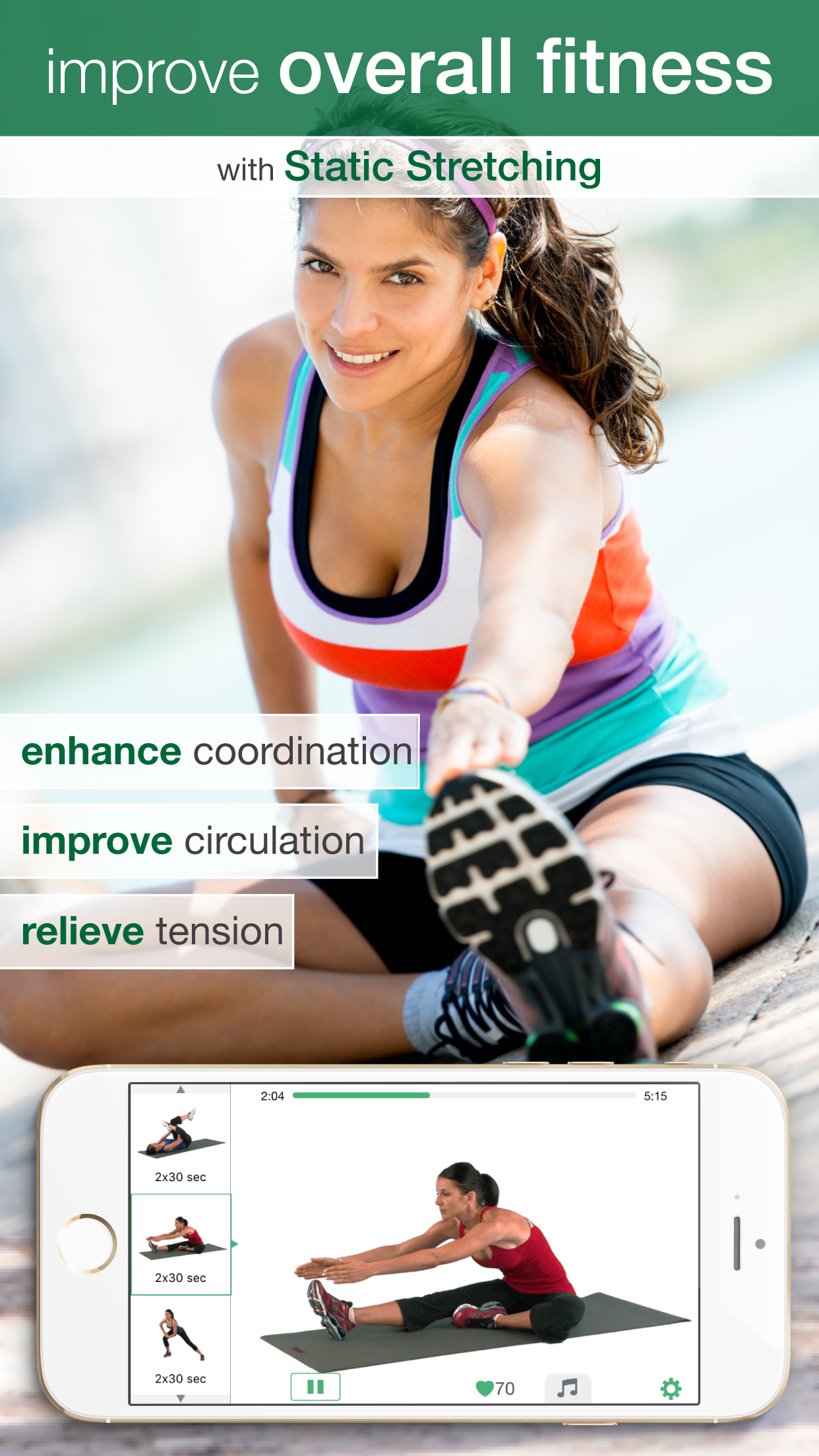 Performance Stretching - Foam Roller, Static, and Dynamic Stretches screenshot 4