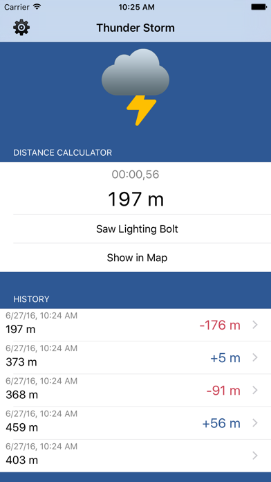 Thunder Storm - Distance from Lightning Screenshot