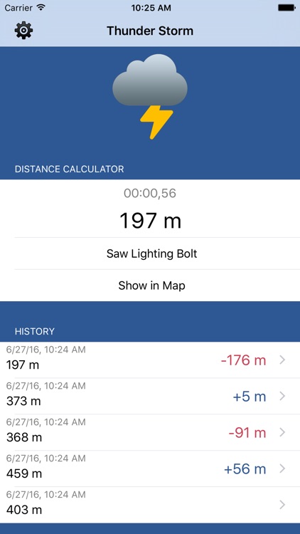 Thunder Storm - Distance from Lightning