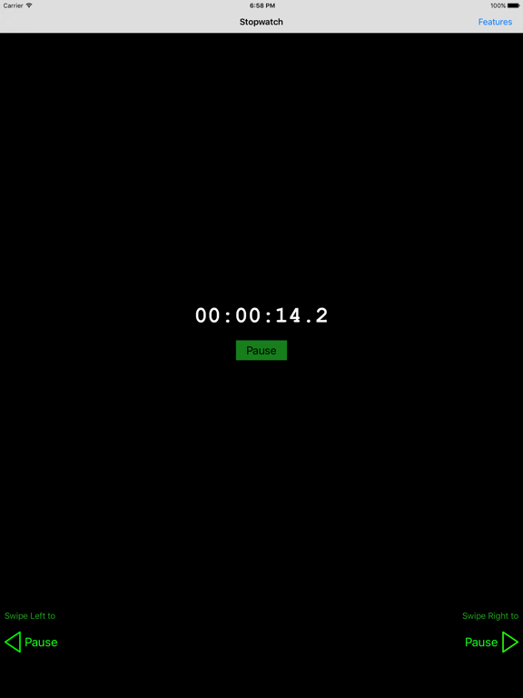 Screenshot #5 pour Hands-free Stopwatch: use hand gestures to control timer for swimming and kitchen